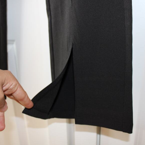 PRINCESS POLLY Kaylen Split Hem Flare Pants Black | 6 - Picture 4 of 9